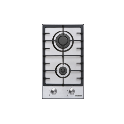 PLAQUE A GAZ INOX 2 FEUX 30 CM AVEC SECURITE PREMIUM
